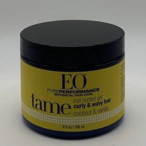 EO Essential Oils Coconut & Vanilla Tame Curl Control Gel Curly Wavy Hair Sealed